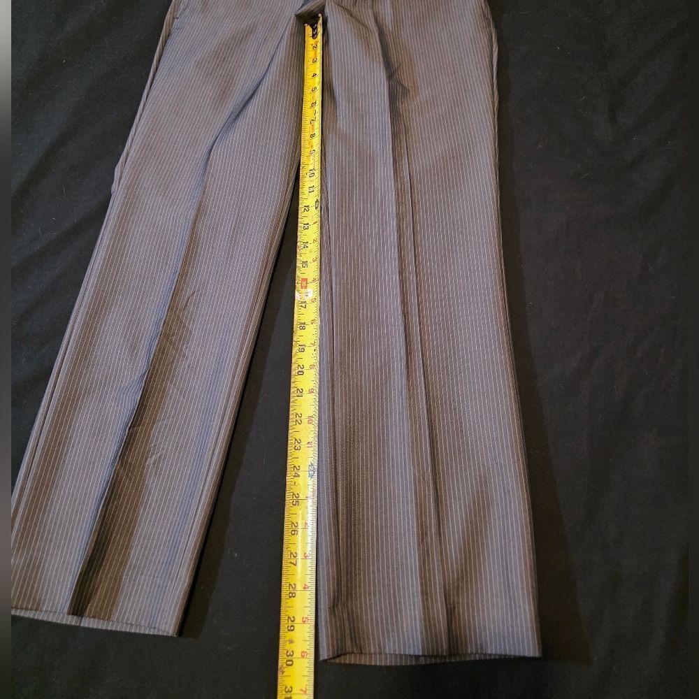 Kenneth Cole Gray Striped Suit Mens 38S - Picture 5 of 9